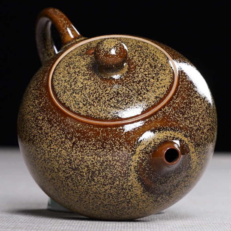 Chinese Teapot, Pure Handmade Ceramic Teapot, Xishi Teapot, Longquan Celadon