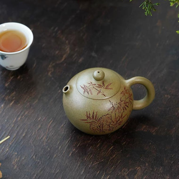 Chinese Teapot, Yixing Purple Clay Teapot, Pure Handmade Teapot, Xishi Style