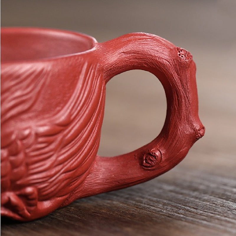 Japanese Style Tea Cup, Handmade Tea Cup, Yixing Purple Clay Tea Cup, Kunpeng Cup