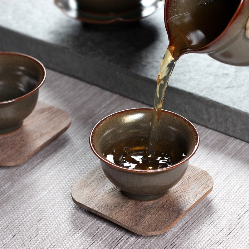 Complete Gongfu Tea Set, Chinese Tea Set, Handmade Porcelain Tea Set, Longquan Celadon