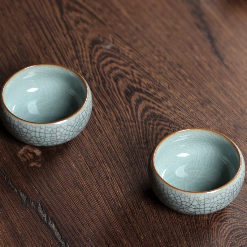Handmade Tea Set,  Chinese Tea Set, 2 Cup Teapot, Longquan Celadon