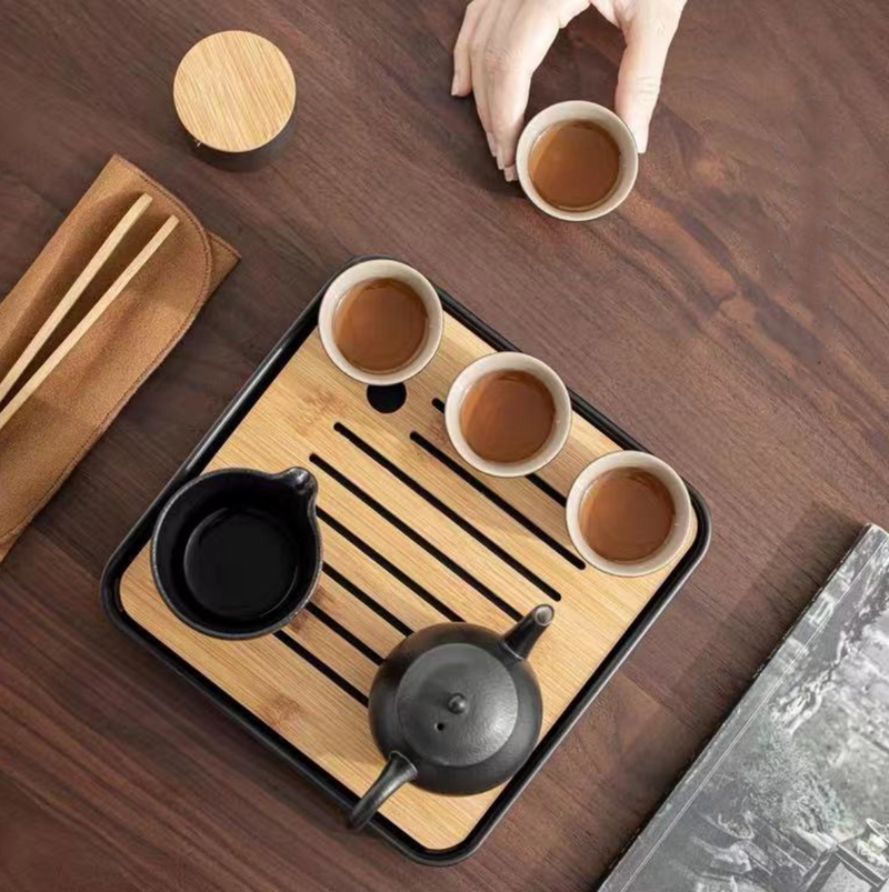 Japanese Style Tea Set, Teapot Cup And Saucer Set, Japanese Travel Tea Set