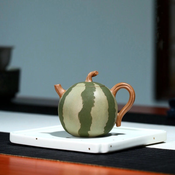 Handmade Chinese Teapot, Yixing Teapot, Zisha Teapot, Watermelon Teapot