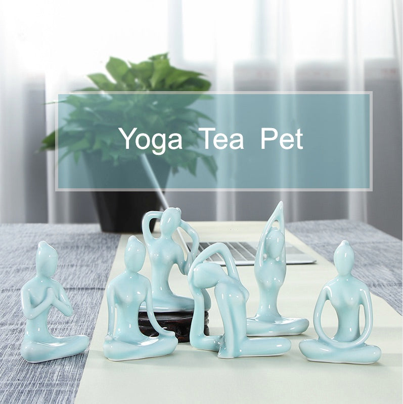 Traditional Tea Pet, Chinese Tea Pet, Yoag Tea Pet, Longquan Celadon, 6 In 1 Set