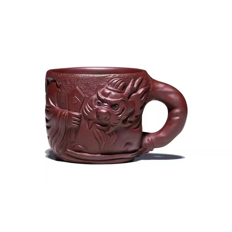 Japanese Style Tea Cup, Handmade Tea Cup, Yixing Purple Clay Tea Cup, Zhongkui Cup